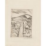 Erich Heckel. „Straße am Niederrhein (Bergstrasse)“. 1914