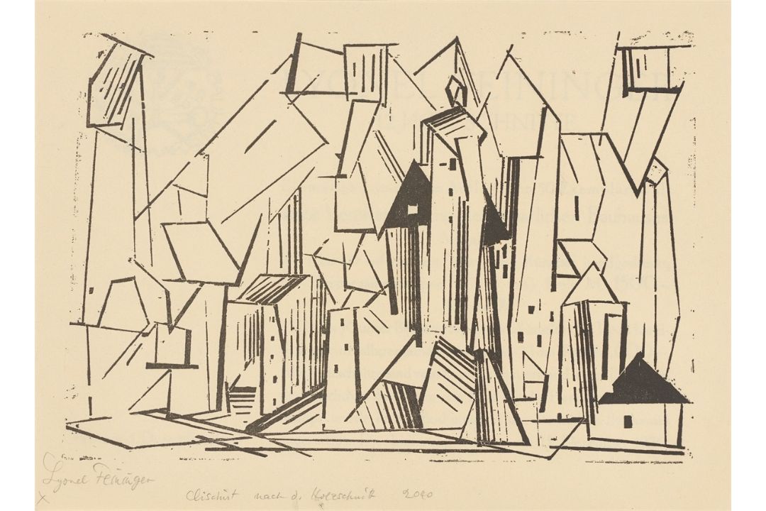 Lyonel Feininger. „Die Architektur“. 1920/21 - Bild 1 aus 2