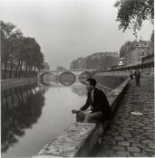 Louis Stettner. ”By the Seine, near Pont St. Michel”. 1951