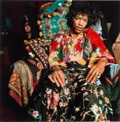 Terence Donovan. Jimi Hendrix, 43 Upper Berkeley Street, London, 25 August. 1967