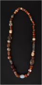 Composite Necklace with Semi-Precious Stone Beads and Cylinder Seal, Ancient Near East, 2000–500 BC
