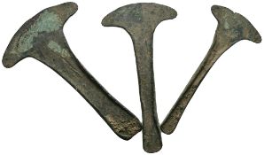 Proto-Monetary Bronze Axe Blades, Central Europe, Late Bronze Age–Early Iron Age, 1000–600 BC