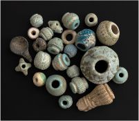 Group of Faience Beads, Ancient Egypt, New Kingdom to Late Period, 1500–300 BC