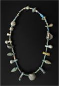 Impressive Amuletic Faience Necklace, Ancient Egypt, Late Period to Ptolemaic Period, 6th–1st Centur