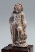 Terracotta Votive Statuette of Eros with Lowered Torch, South Italy, Late Hellenistic–Early Roman Pe