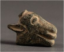Bull’s Head Pendant, Ancient Near East, 1st Millennium BC