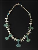 Ritual Necklace with Menat Amulets, Ancient Egypt, New Kingdom to Third Intermediate Period, 1500–60