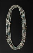 Faience Necklace, Ancient Egypt, Late Period, 664–332 BC