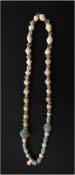 Faience Necklace, Ancient Egypt, Late Period to Ptolemaic Period, 664–30 BC