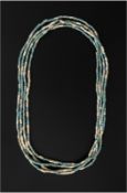 Faience Necklace, Ancient Egypt, New Kingdom to Late Period, 1550–332 BC
