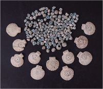 Loose Necklace with Shell-Shaped Pendants, Ancient Egypt / Ancient Near East, 15th Century BC–1st Ce