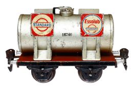 Märklin Esso-Kesselwagen 1674, Spur 0, HL, tw LS, Alterungsspuren, L 13, Z 3