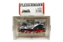 Fleischmann D-Tenderlok ”98 801” 4099, Spur H0, 2-Leiter, schwarz, Alterungsspuren, im leicht besch.