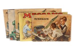 5 Kataloge für Metallbaukästen, Märklin und Meccano, Z 3