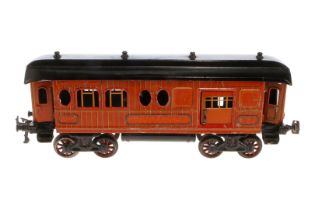 Bing Gepäckwagen, Spur 1, CL, tw rest. und ergänzt, L 34,5, Z 4