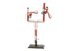 Märklin Brückensignal 2327, Spur 0, uralt, ÜL, LS, H 22, Z 3