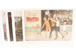 5 Märklin Nachdruck-Kataloge, Alterungsspuren