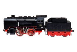 Fleischmann B-Dampflok 325, mit 2A-Tender, Spur 0, elektr., 2 el. bel. Stirnlampen, Z 1-2