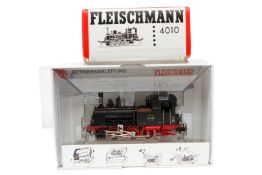 Fleischmann C-Tenderlok ”89 7462” 4010, Spur H0, 2-Leiter, schwarz, Alterungsspuren, im leicht