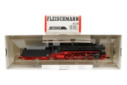 Fleischmann 1-D-1 Schlepptenderlok ”39 068” 4138, Spur H0, 2-Leiter, schwarz, Alterungsspuren, im