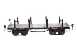 Märklin amerik. Rungenwagen 2933, Spur 1, HL, LS und gealterter Lack, L 28, Z 2-3