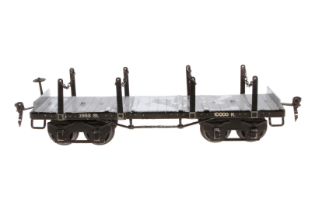 Märklin amerik. Rungenwagen 2933, Spur 1, HL, LS und gealterter Lack, L 28, Z 2-3
