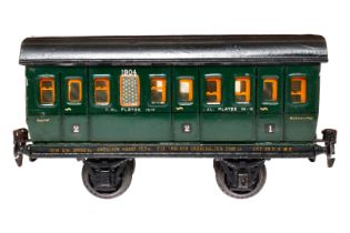 Märklin Personenwagen 1904, Spur 1, HL, kleine Ausbesserungen am Dach, L 22, Z 2