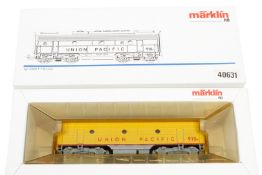 Märklin Diesellok-Ergänzung ”910 UP” 40631, Spur H0, gelb, Alterungsspuren, im leicht besch. OK, Z