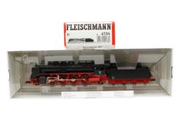 Fleischmann 1-D-1 Schlepptenderlok ”39 161” 4136, Spur H0, 2-Leiter, schwarz, Alterungsspuren, im