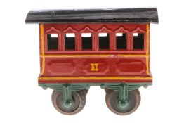 Märklin Personenwagen 1805, Spur 1, uralt, ÜL, NV, L 10,5, Z 3