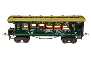 Ives Observation Car, Spur 1, uralt, HL, Dach nachlackiert, starke LS, L 36, zum Herrichten