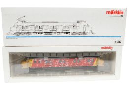 Märklin Triebwagen ”3026” 3386, Spur H0, 3-Leiter, rot/gelb, Alterungsspuren, im tw besch. OK, sonst