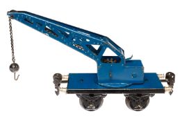 Märklin Kranwagen 1974, Spur 0, HL, LS und gealterter Lack, L 12,5, Z 2-3