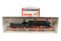 Fleischmann 1-D-1 Schlepptenderlok ”39 103”, Spur H0, 3-Leiter, schwarz, Alterungsspuren, im tw