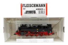 Fleischmann 1-D-1 Tenderlok ”86 1590-8” 408605, Spur H0, 2-Leiter, schwarz, Alterungsspuren, im