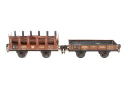 2 Märklin Güterwagen 1764 und 1769, Spur 0, CL, L 16,5, Z 3