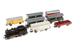 Märklin Tenderlok mit 7 Wagen, Spur H0, Z 3