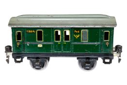 Märklin Postwagen 1726, Spur 0, CL, Dach kleine LS, L 16,5, Z 2-3