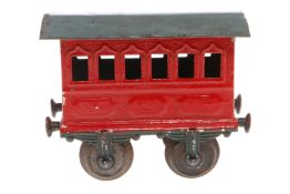 Märklin Personenwagen 1805, Spur 1, uralt, ÜL, NV, LS, L 12,5, Z 3