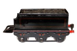 Märklin Tender, Spur 1, schwarz, CL, Rahmenbereiche und Pufferbohle nachlackiert, LS und