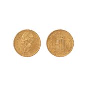 REGNO D'ITALIA. UMBERTO I (1878-1900) 20 LIRE 1881 CINQUE ESEMPLARI