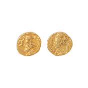 IMPERO PARTICO. FRAATE V (2 a.C.-4 d.C.) MONETA IN ORO.