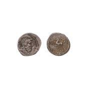 MONETE ROMANE CON IL NOME DEI MAGISTRATI. PLAUTIA. PUBLIUS PLAUTIUS HYPSAEUS (60 a.C.) DENARIO