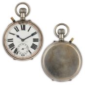 OROLOGIO DA TASCA IN METALLO CON ILLUMINAZIONE, USA, 1910 CIRCA