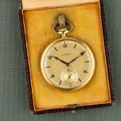 ULYSSE NARDIN, SOCIETE' DES TRAMWAYS LAUSANNOIS, OROLOGIO DA TASCA CON COFANETTO, 1940