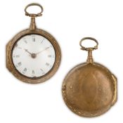 WALKER, OROLOGIO DA TASCA A DOPPIA CASSA, INGHILTERRA 1760 CIRCA