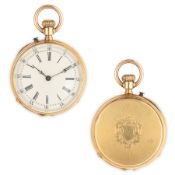 OROLOGIO DA TASCA IN ORO, CON COFANETTO, FRANCIA 1890 CIRCA