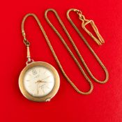 ETERNA MATIC, OROLOGIO DA TASCA DA GOLF, CON CATENA, SVIZZERA 1960 CIRCA