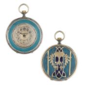 ARISTOCRATIC, OROLOGIO DA TASCA IN ARGENTO, IN STILE LIBERTY, FRANCIA 1900 CIRCA