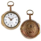 BORDIER, FRERES, OROLOGIO DA TASCA CON SCAPPAMENTO A VERGA, SVIZZERA 1760 CIRCA